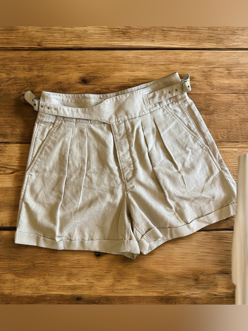 Banana Republic Beige/Tan Linen-Blend Chinos
